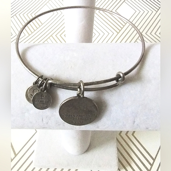 Alex and Ani Initials Collection "K" Charm Bangle - Picture 4 of 4